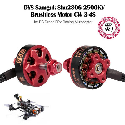 

DYS Samguk Shu2306 2800KV Brushless Motor CW Thread 3-4S for RC Drone FPV Racing Multicopter Multirotor