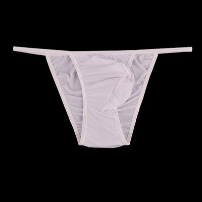 

Mens Sexy Bikini G String Briefs Thongs Low Waist Bulge Pouch Solid Underwear