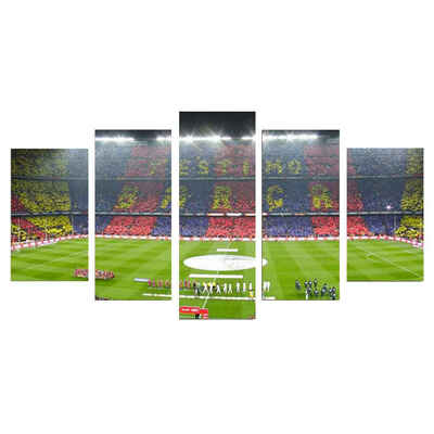 

5pcs Soccer Field Oil Picture Modern City Sports Football Canvas Poster HD Printed Oil Painting Drawing