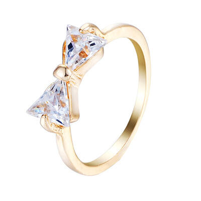 

Butterfly Red White Topaz Gemstone Diamond Silver Plated Fashion Women Ring
