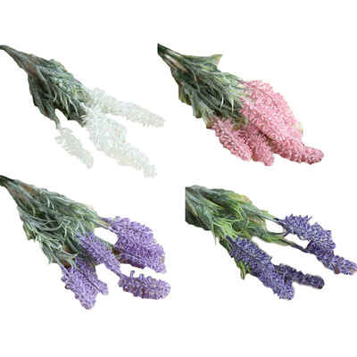 

7 Head Vivid Leaf Artificial Lavender Flower Simulation Bridal Bouquet Garden Home Romantic Fake Flower