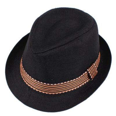 

Boys Girls Children Fedoras Fashion Solid Sun Hats&Caps Child Caps British Jazz Fashion Noble Temperament Style For Age 2-6