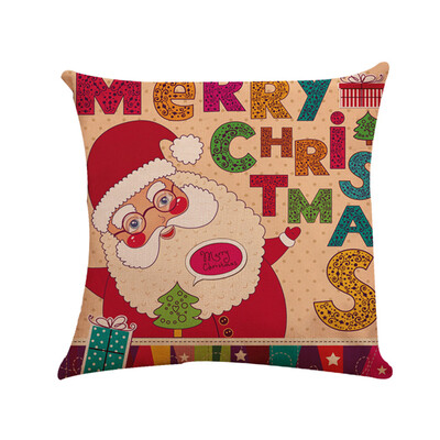 

Tailored Christmas Sofa Bed Home Decoration Festival Pillow Case Cushion Cover