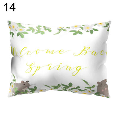 

Fresh Geometric Letter Throw Pillow Case Cushion Cover Sofa Bedding Articles