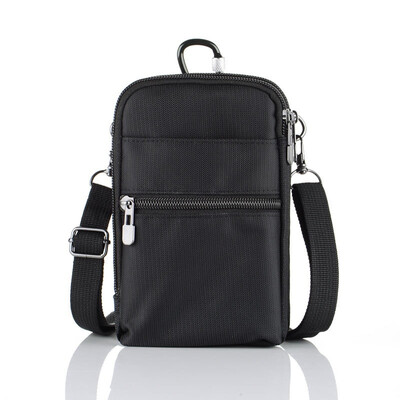 

Multifunction Man Women Oxford Waterproof Nylon Mini Men Messenger Bag Casual Waist High Quality Pack Cross Body Bag