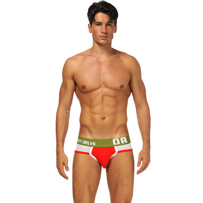

Tailored Men Sexy Underwear Letter Printed Boxer Briefs Shorts Bulge Pouch Underpants