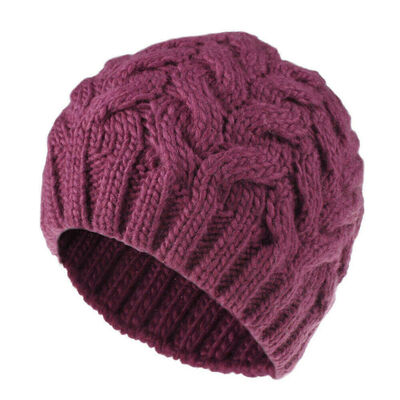 

Womens Winter Warm Wool Hat Knit Fashion Baggy Solid Beanie Crochet Ski Cap