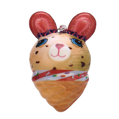 

YIWULAIce Cream Rabbit Pendant Scented Charm Slow Rising Collection Stress Reliever