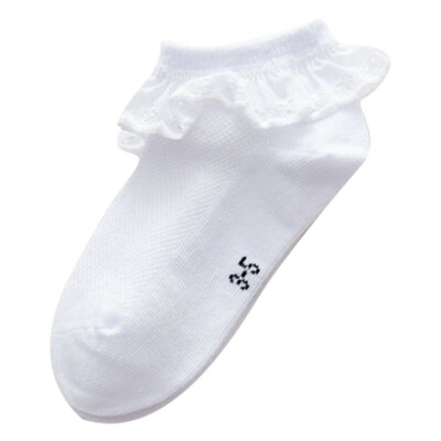 

Women Princess Cute Ruffle Lace Comfortable Thin Section Mesh Bow Knot Casual Socks 2-7Y Swett Soft Cotton Socks