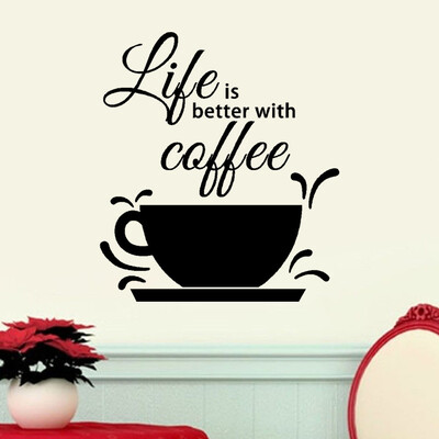 

Gobestart Life is Better Removable Art Vinyl Mural Home Room Decor Wall Stickers