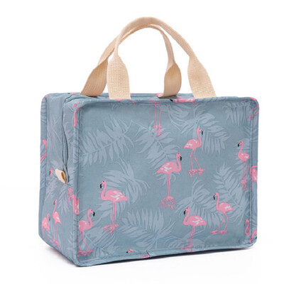 

Lunch Pack Waterproof Canvas Thickened Lunch Box Bag Portable Convenience Lunch Box Bag