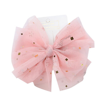 

Girls Casual Hair Clip Children Hair Clips Baby Girl Mesh Bow Hairpin Kids Fashion Headwear Hair Accessories