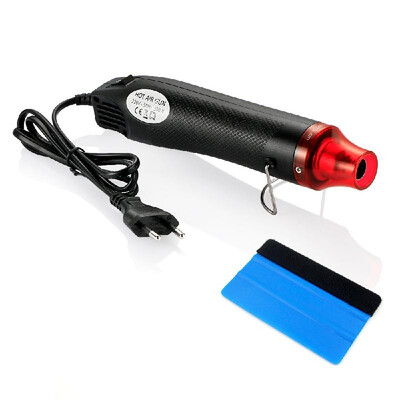 

2PcsSet 220V 300W Electric Hot Air Heat Gun EU Plug Car Vinyl Film Wrapping Tool