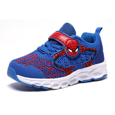 

New Fashion Spider Man Kids Sneakers Cartoon Anime Boy Girl Casual Shoes Light Weight Children Running Shoes