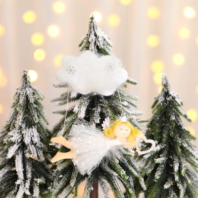 

Gobestart Christmas Crafts Christmas Tree Ornaments Cloud Angel Pendant