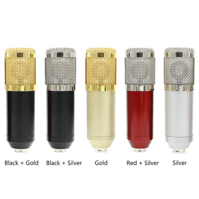 

BM800 Professional Suspension Microphone Kit Studio Live Stream Broadcasting Recording Condenser Microphone Set