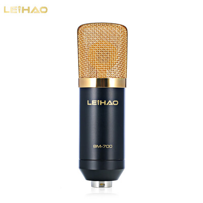 

LEIHAO BM - 700 Condenser Sound Recording Microphone with Shock Mount for Radio Braodcasting