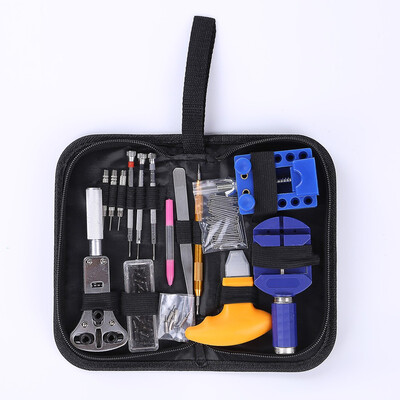 

144Pcs Watch Tools Watch Opener Repair Tool Kit Clock Repair Tool Kit Case Opener Link Watch Pin Remover Set Spring Bar Factory