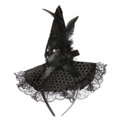 

New Arrive Mini Witch Hat Headband Halloween Witch Costume Accessory Party Headdress Halloween Decoration Witch Hat Wicked Witch