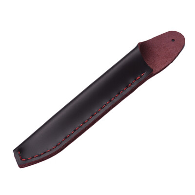 

Vintage Full Grain Leather Handmade Pencil Case Fountain Pen Holder Pouch Bag Top Quality Stationery Gift for Business Office Work