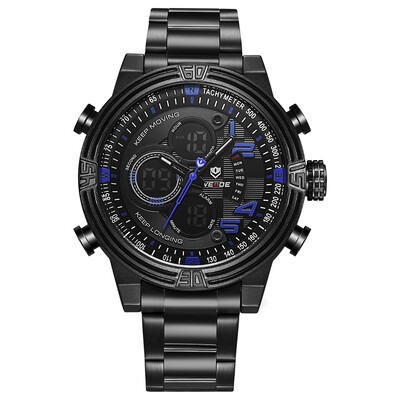 

WEIDE WH5209 Quartz Digital Electronic Watch Business Men Fashion Casual Outdoor Sports Male Wristwatch Dual Time Month Date Week