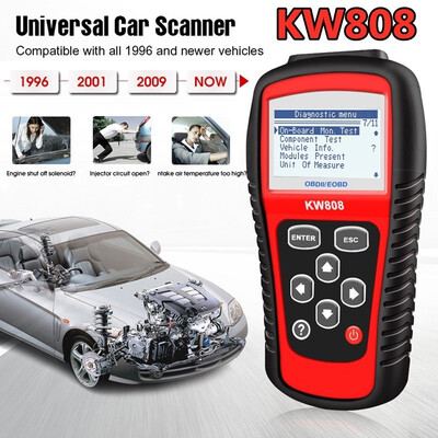 

Universal KW808 Car Scanner EOBD OBD2 OBDII Diagnostic Tool Live Code Reader for GasolinePetrol Vehicles