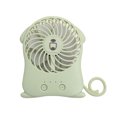 

Cute Animal Model USB Office Handheld Desktop Small Fan Portable With Battery For Girls For Summer Outdoor Activity Decoration