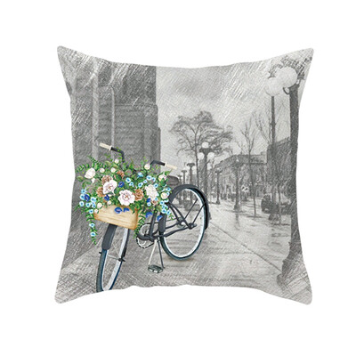 

Floral Cotton Linen Throw Waist Pillow Case Cushion Cover Fluffy Home Decor
