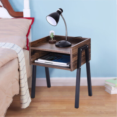 

Gobestart Living Room End Table Creative Tea Table Vintage Nightstand Coffee Table