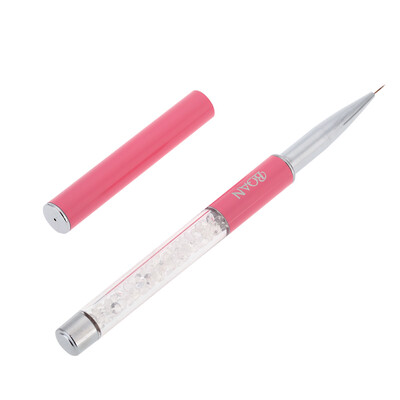 

BQAN Nail Art Pen Rhinestone Diamond Metal Acrylic Handle Carving Powder Gel Liquid Salon Liner Brush with Cap