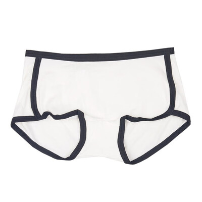 

Women Sexy Cotton Solid Color Exquisite Soft Cotton Middle Waist Sweet Stretch Boxer Panties