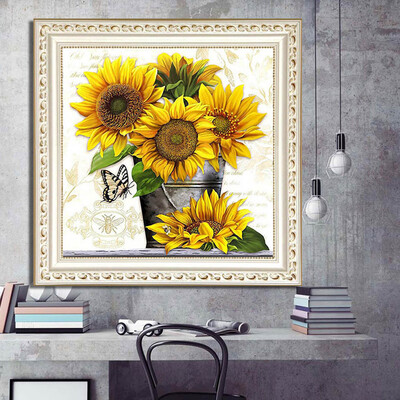 

Toponeto 5D Full Square Dirll Embroidery Paintings Rhinestone Pasted DIY Diamond Painting