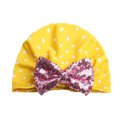

Lovely Baby Beanie Hat with Pretty Bling Bow Infant Girls Lovely Hat Soft Fashion Bowknot Cap Baby Girl Cloth Accessories Gifts