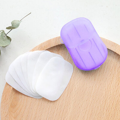 

Toponeto Disposable Hand Washing Tablet Travel Carry Toilet Soap Paper 40Pcs