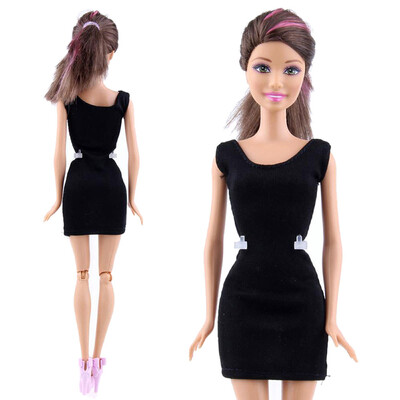 

〖Follure〗Black Fashion Handmade Princess Dress Clothes Gown For Doll