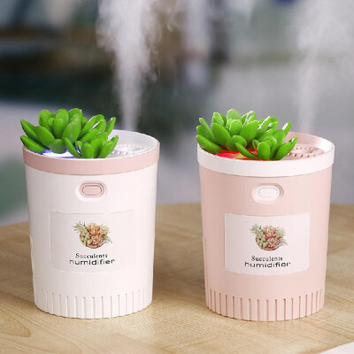 

Multi-meat humidifier mini office bedroom air purification creative home two-stage way humidification hydration anti-dry white