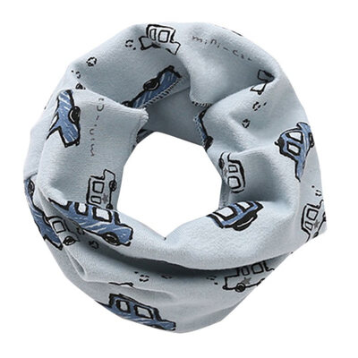 

Fashion Infant Thick Cotton Collar Scarves Baby Boys Girls Winter Warmer Cartoon Animal Pattern Scarf Toddler Neckerchiefs 0-12Y