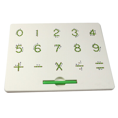 

Children Magnetic Graffiti Writing Board Numbers Calculating Signs Steel Ball Preschool Educational Tool