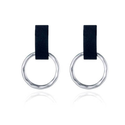 

1 Pair Punk Circle Earrings Women Round Drop Dangle Earrings Girls Wedding Party Circle Jewelry