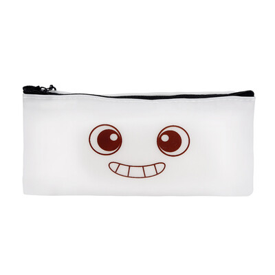 

Toponeto Simple Jelly Pen Pencil Case Cosmetic Bag Travel Makeup Bag High Capacity