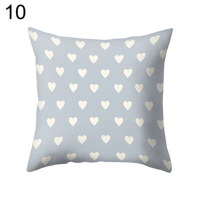 

Heart Flower Vine Plain Square Pillow Case Cushion Cover Sofa Bed Car Cafe Decor