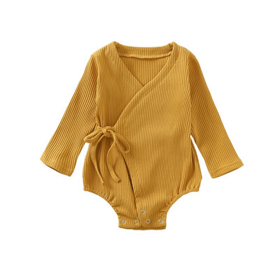 

Autumn Clothes for Infant Baby Clothes Long Sleeve Solid Print Rompers Kids Girls Boys Clothes Jumpsuit Clothes Newborns Baby