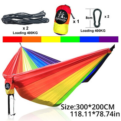 

Outdoor Parachute Hammock 32m 2614 Cot Camping Bed Iqammocking Mahogany Hammock Portable Outdoor Sleeping Hammock Bad Hamaca