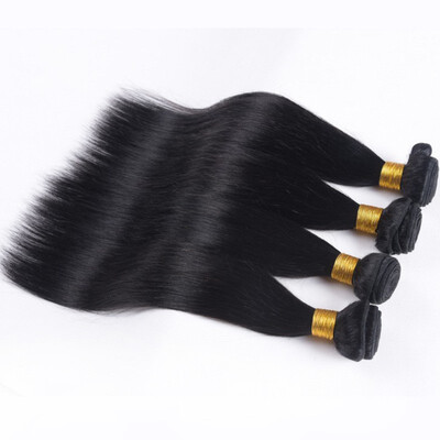 

4 PCSLot Hair Brazilian Virgin Hair Bulk Silky Straight Unprocessed 100 Human Hair Bundles