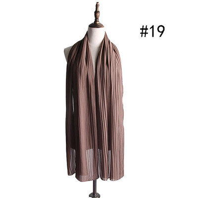 

big size high quality crumple bubble chiffon solid crinkled shawls pleat headband hijab muslim wraps scarvesscarf