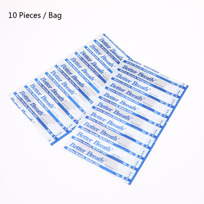 

10Pcs Anti-snoring Nasal Strip Better Breath Right Sleep Aid Patch Snore Stopper Right Way Improve Sleeping Health Care