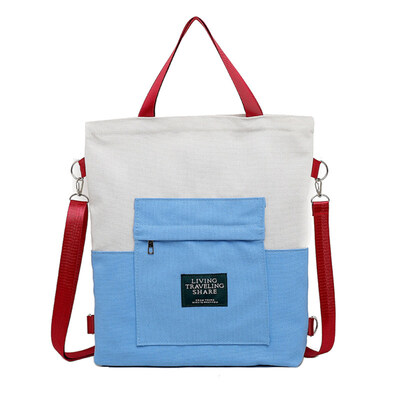 

Casual Women English Letter Large Capacity Canvas Crossbody Shopper Shoulder Bag