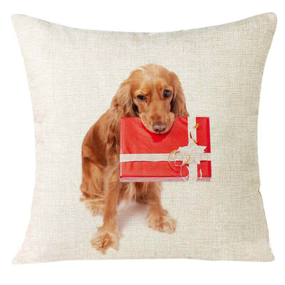 

〖Follure〗Xmas Christmas Animal Sofa Home Decoration Festival Pillow Case Cushion Cover