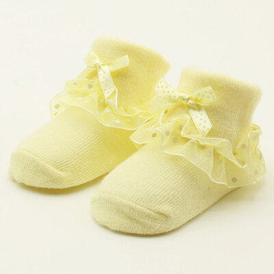 

Beauty 0-6 Month Toddlers Infants Cotton Ankle Socks Baby Girls Princess Bowknots Socks
