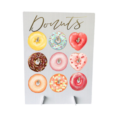 

Donut Wall Wooden Doughnut Display Stand Board For Baby Showers Bridal Shower Weddings Birthday Party Decoration Anniversaire